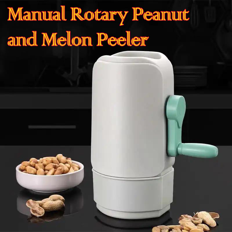Éplucheur manuel rotatif pour cacahuètes et melons