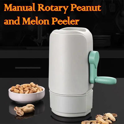 Éplucheur manuel rotatif pour cacahuètes et melons