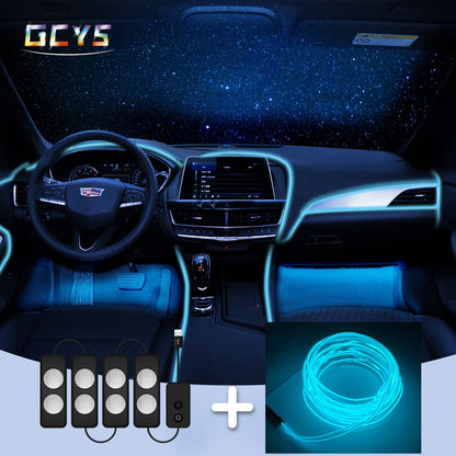 Car el neon wire + car seat warm light