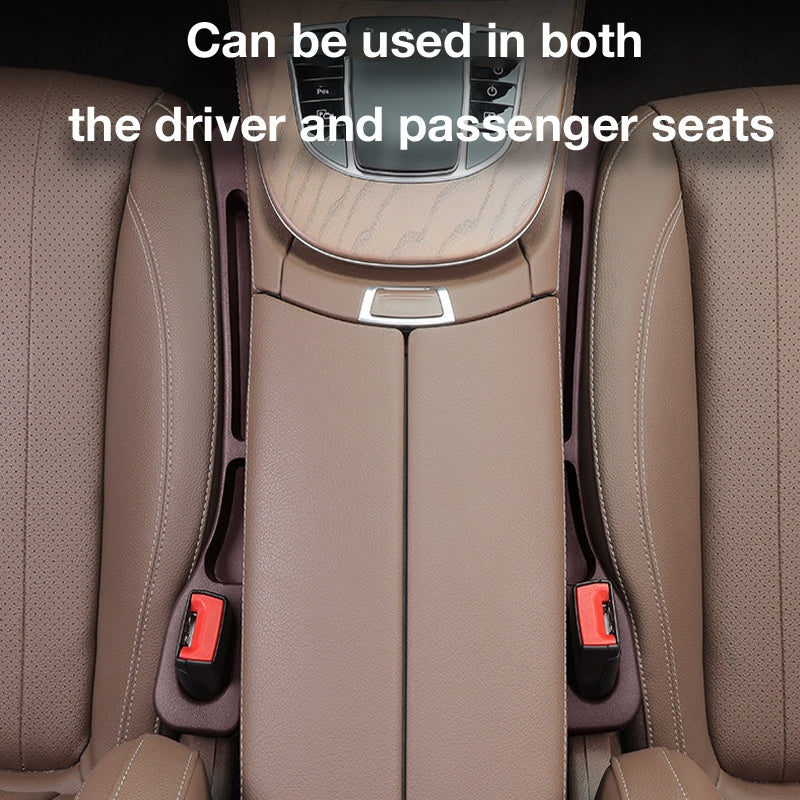 Remplisseur d'espace pour siège auto, boîte de rangement étanche avec clip