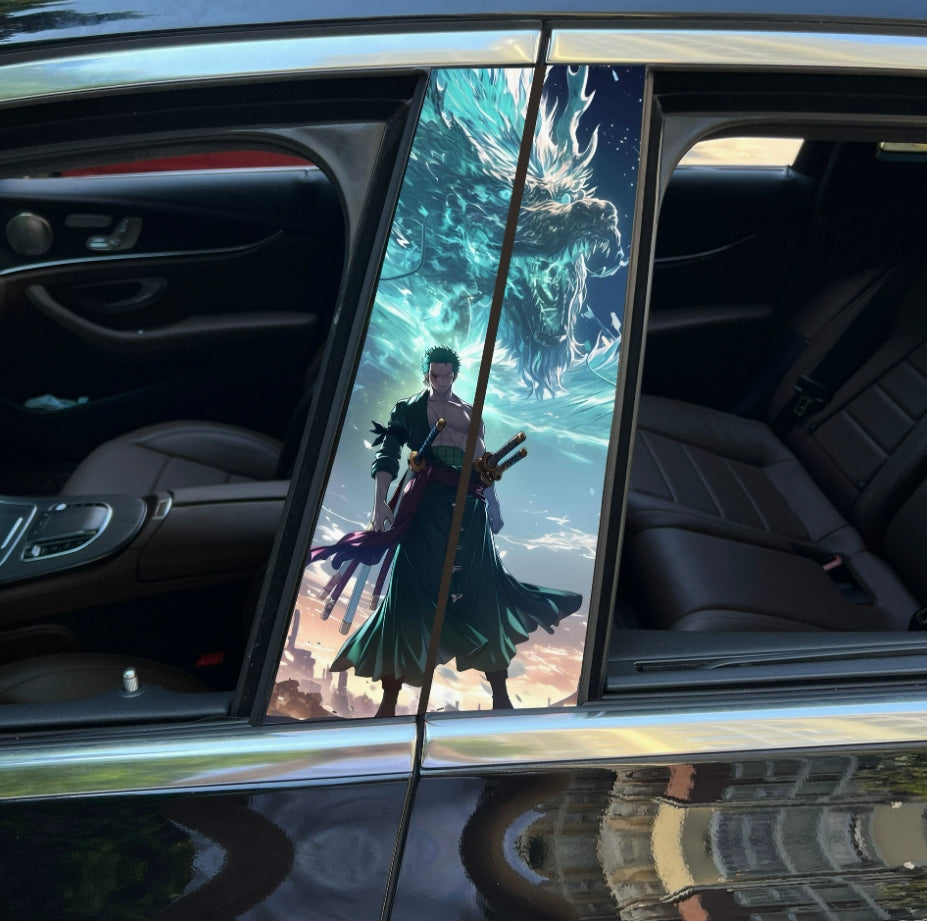 Autocollants de livrée Anime pour portières de voiture