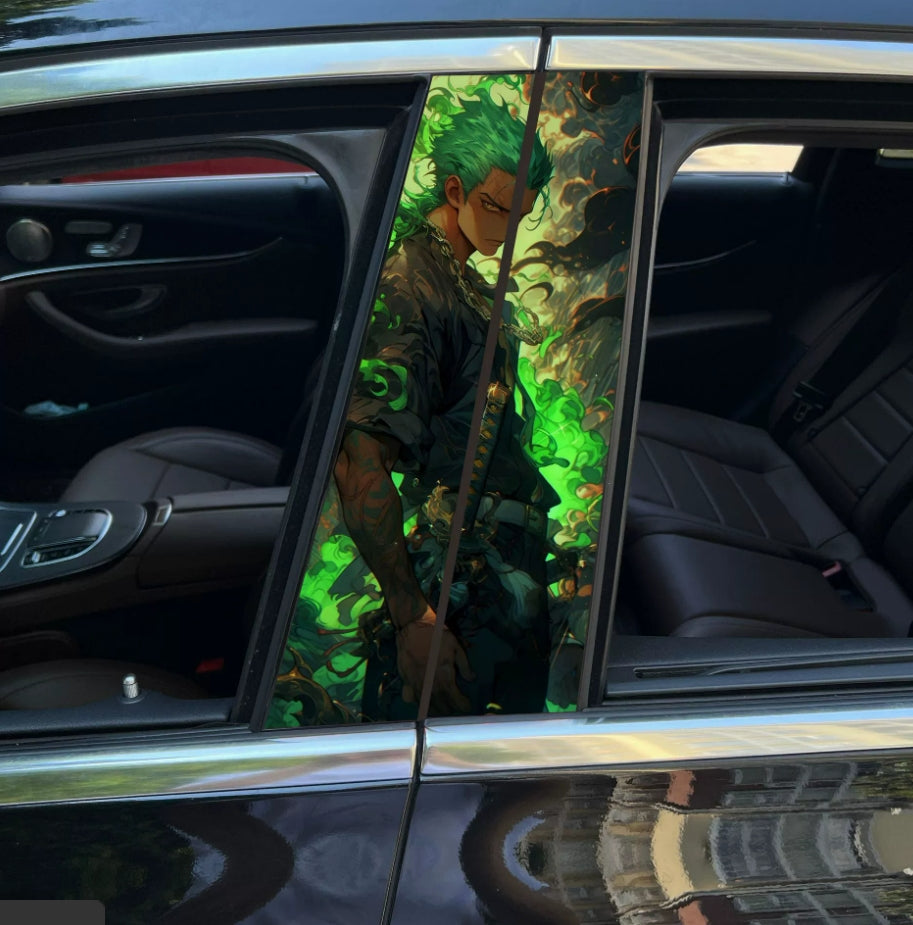 Autocollants de livrée Anime pour portières de voiture