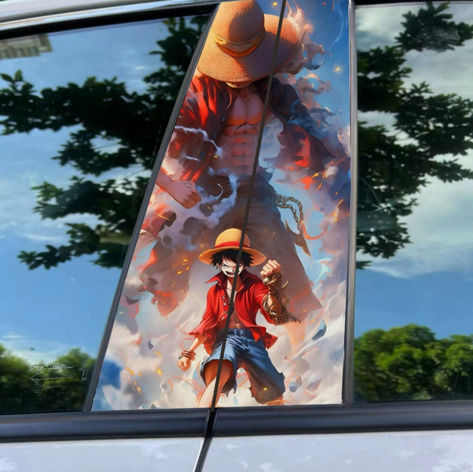 Autocollants de livrée Anime pour portières de voiture