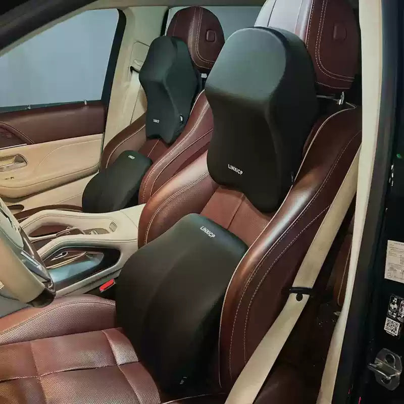 ✨Hot Sale 🎁 Car Headrest & Lumbar Support Cushion