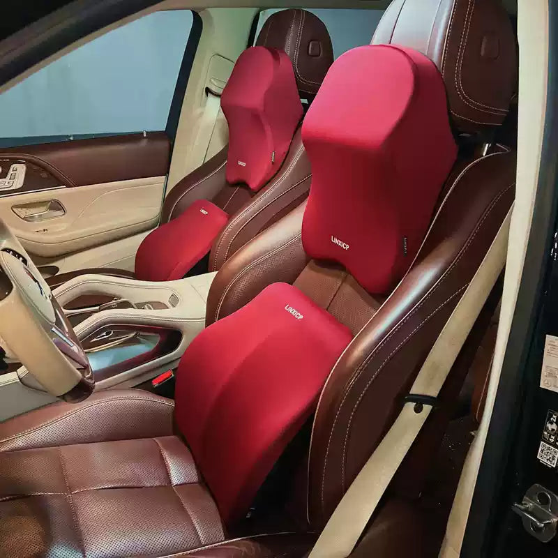 ✨Hot Sale 🎁 Car Headrest & Lumbar Support Cushion