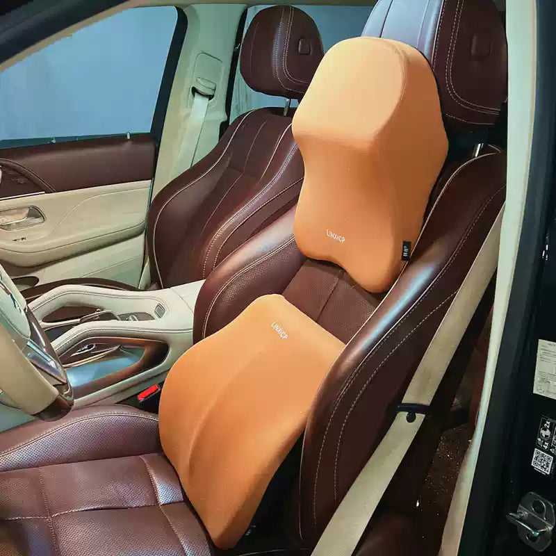✨Hot Sale 🎁 Car Headrest & Lumbar Support Cushion