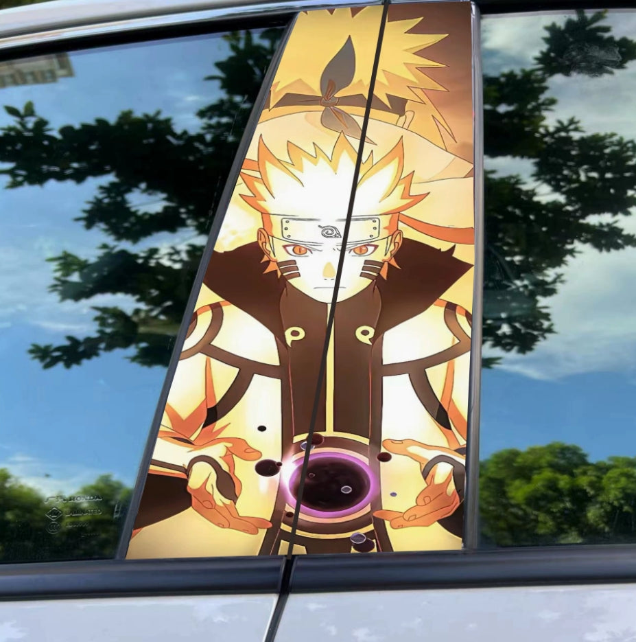 Autocollants de livrée Anime pour portières de voiture