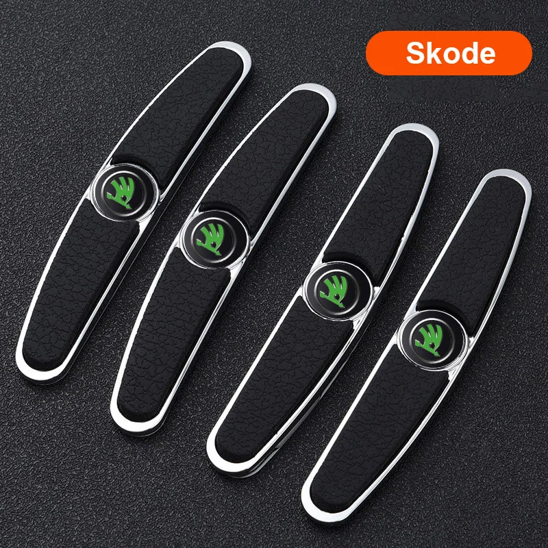Car door metal anti-collision strip (4 pcs)