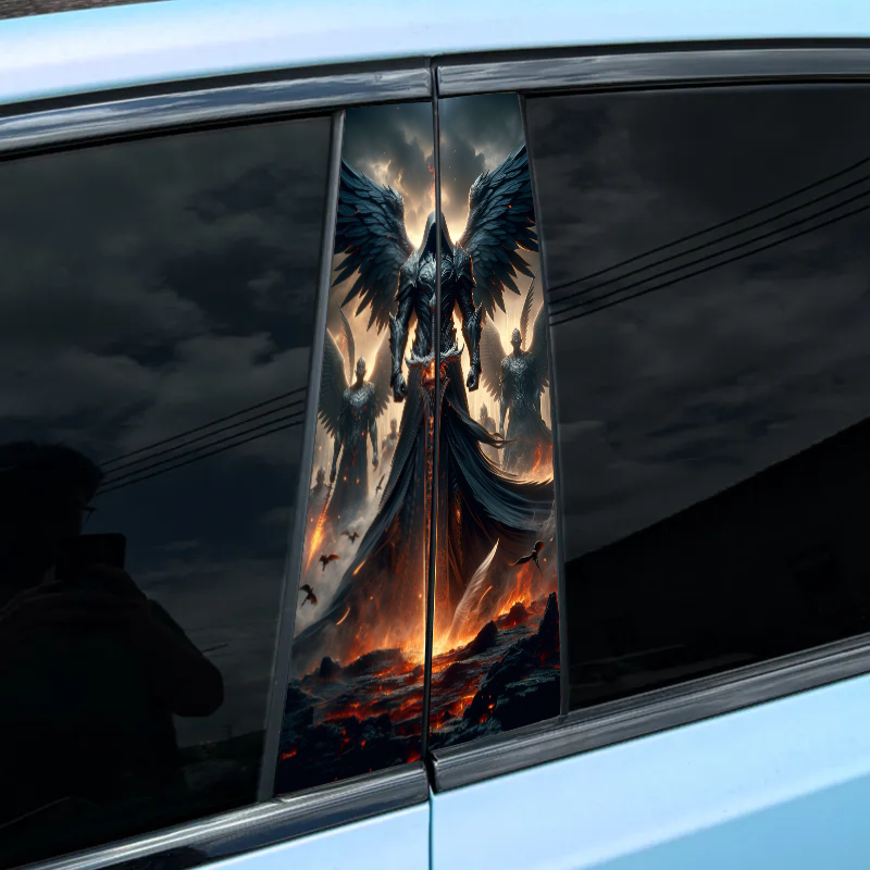 Autocollant pour montant central de voiture (2 pièces) - XC114