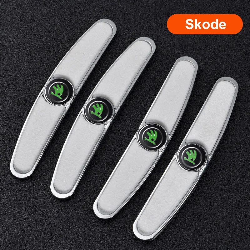 Car door metal anti-collision strip (4 pcs)