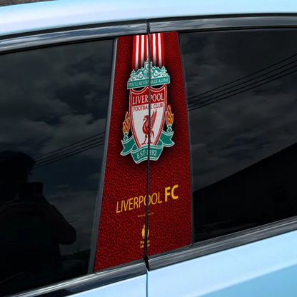 Lot de 2 autocollants de porte personnalisés de la série Football
