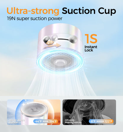 Magnetic Vacuum Suction Cup Car Mount