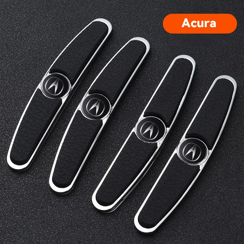 Car door metal anti-collision strip (4 pcs)