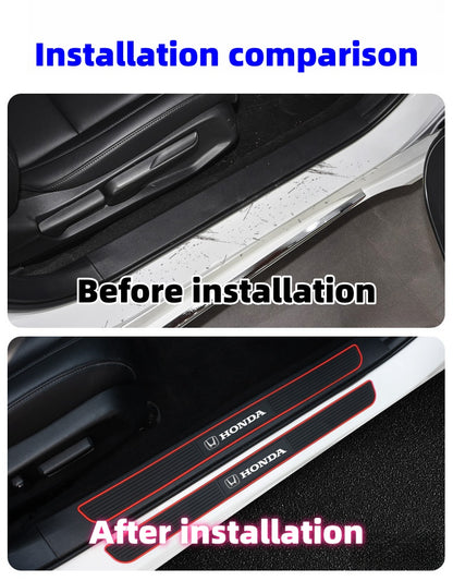 Auto-Einstiegsleisten aus Silikon (mit speziellem Autologo)