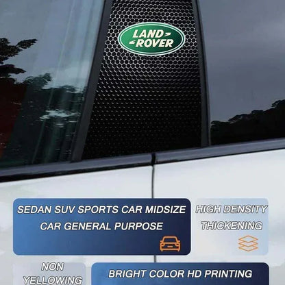 Autocollants pour colonne centrale de voiture (logo de voiture personnalisé) 25 x 50 cm