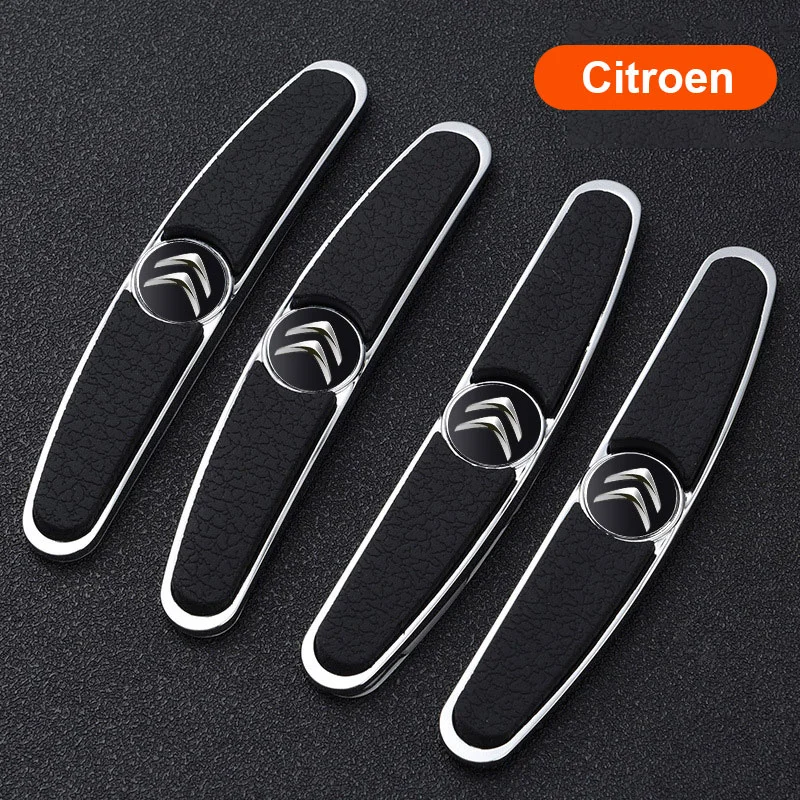Car door metal anti-collision strip (4 pcs)