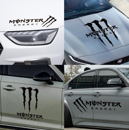 Ghost claw scratch personality creative decorative car stickers pull flower