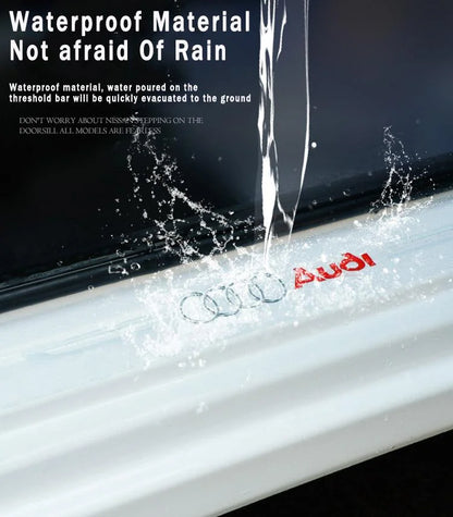 CarbonGrip PRO | Autocollants de seuil de porte personnalisés (édition blanche limitée)