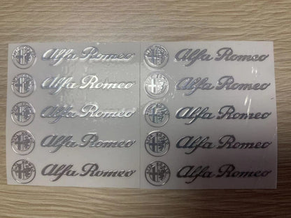 Hot Sale 🎁50% OFF 🎁3D Creative Aluminum Foil Car Decorative Sticker🔥10PCS🔥