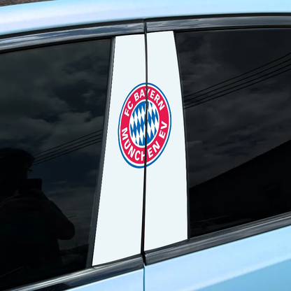 Lot de 2 autocollants de porte personnalisés de la série Football