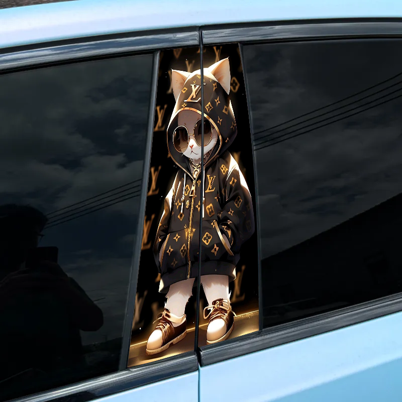 Autocollant pour montant central de voiture (2 pièces) - XC101