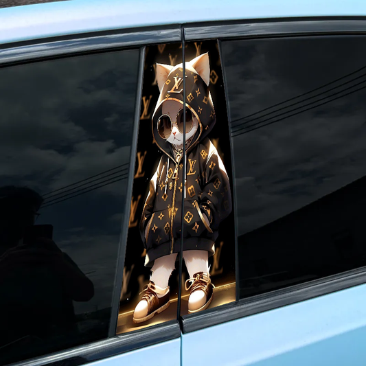 Autocollant pour montant central de voiture (2 pièces) - XC101