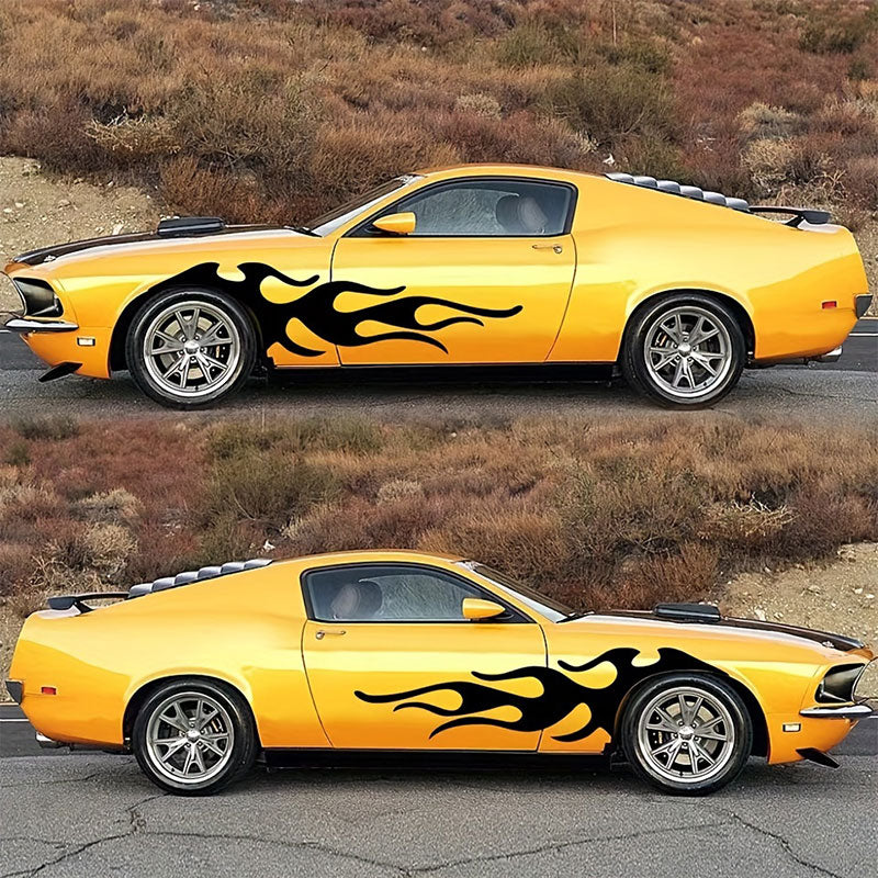 Custom vinyl car door stickers