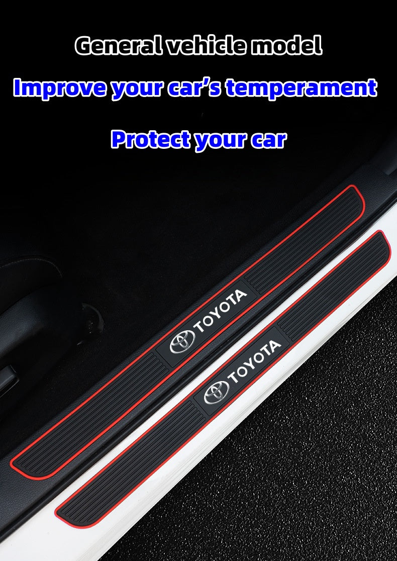 Auto-Einstiegsleisten aus Silikon (mit speziellem Autologo)