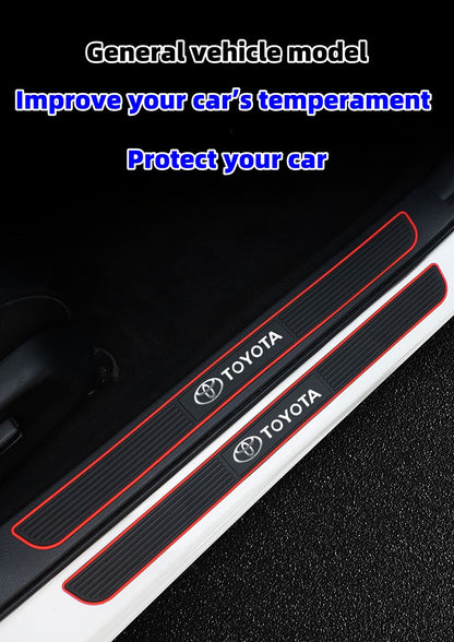 Auto-Einstiegsleisten aus Silikon (mit speziellem Autologo)