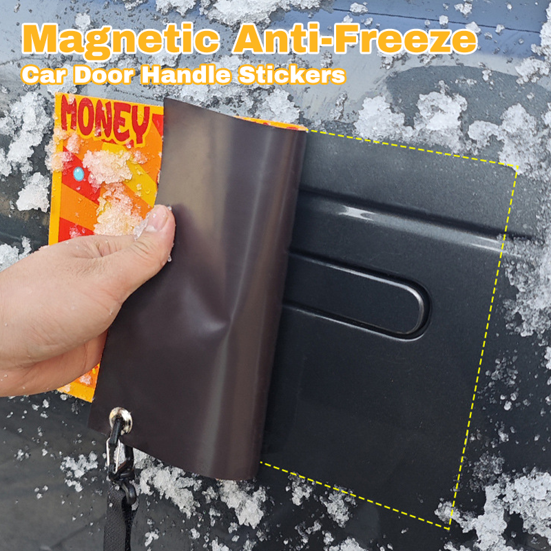 Gott des Reichtums - Magnetische Frostschutzaufkleber für Autotürgriffe