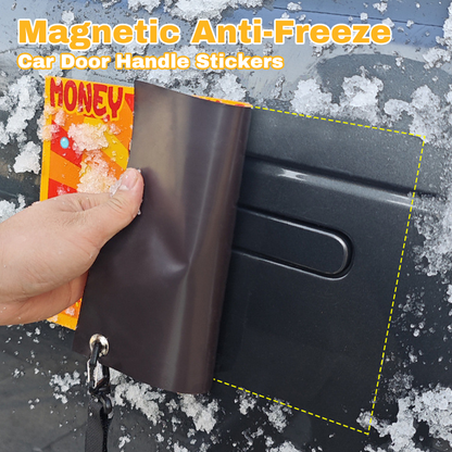 Gott des Reichtums - Magnetische Frostschutzaufkleber für Autotürgriffe