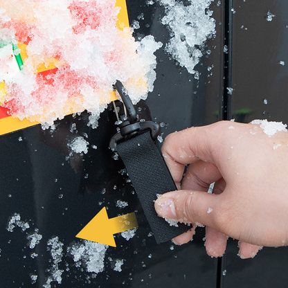 Gott des Reichtums - Magnetische Frostschutzaufkleber für Autotürgriffe