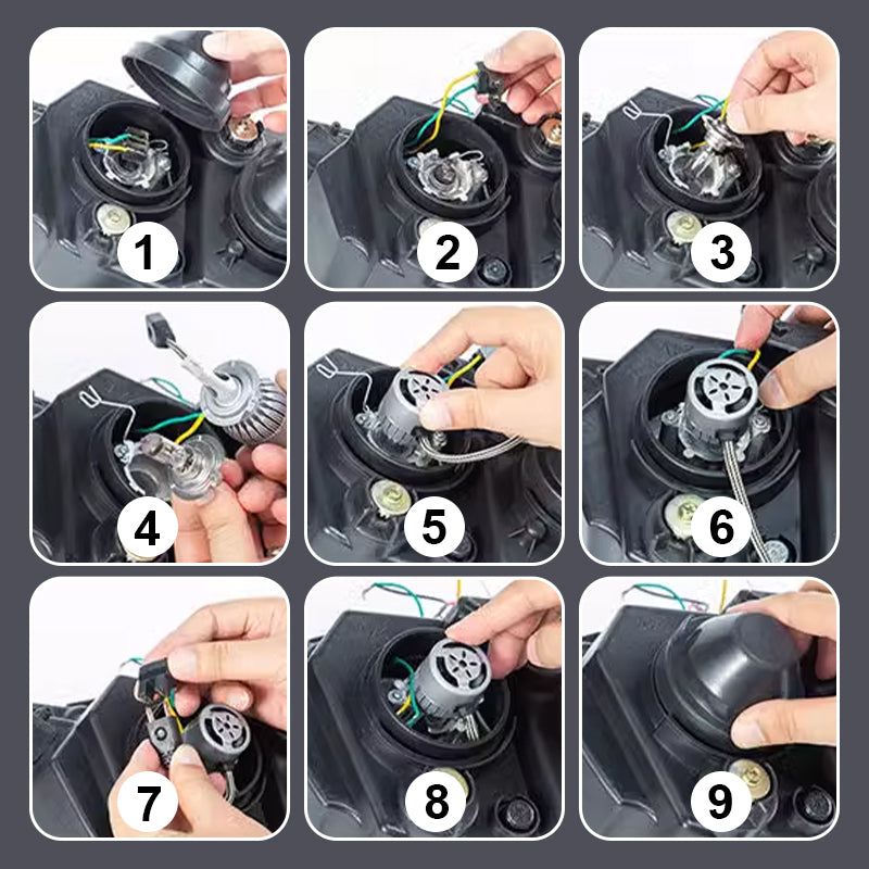 Phares LED haute luminosité pour voitures de rénovation