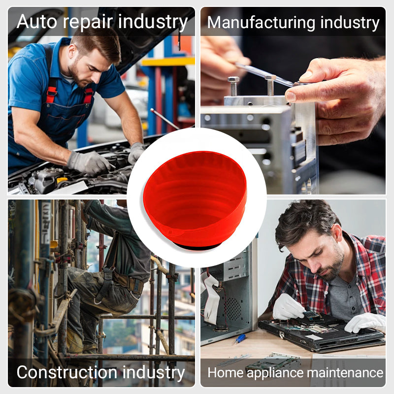 Plateau magnétique pour douilles, vis, écrous, boulons et pièces métalliques