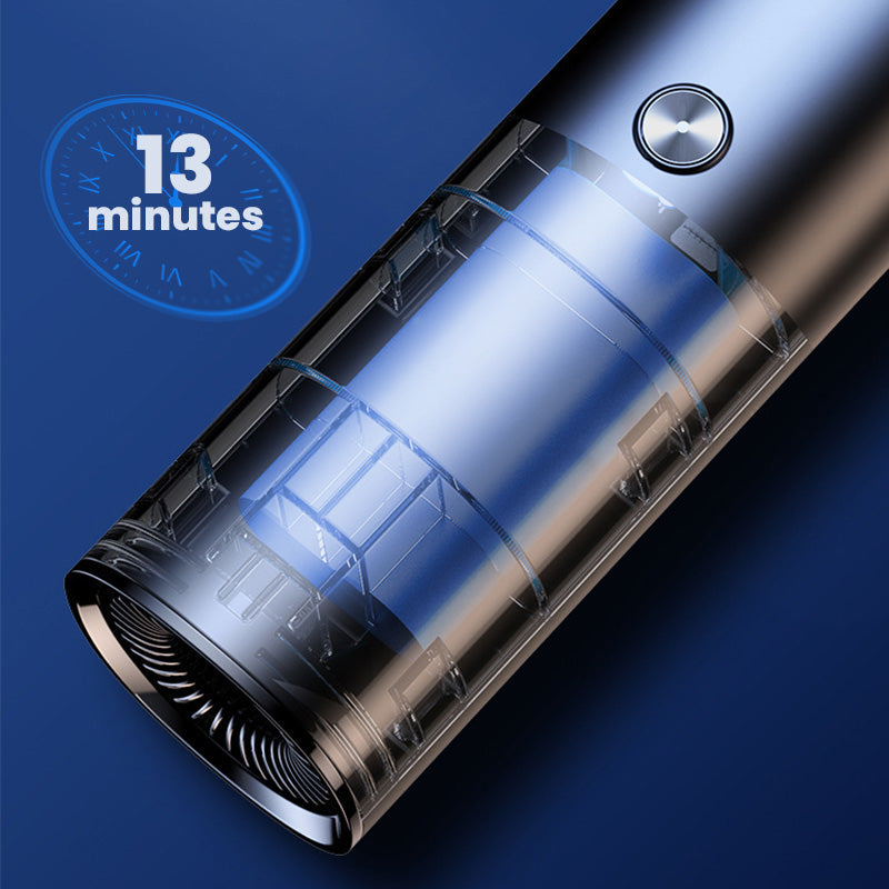 Aspirateur portable sans fil pour voiture et maison. Remise limitée à 100 pièces.