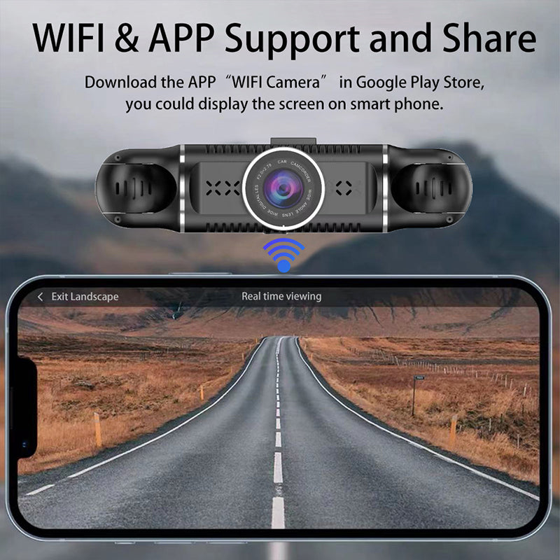 Driving Security  4-Channel 1080P Car Recorder