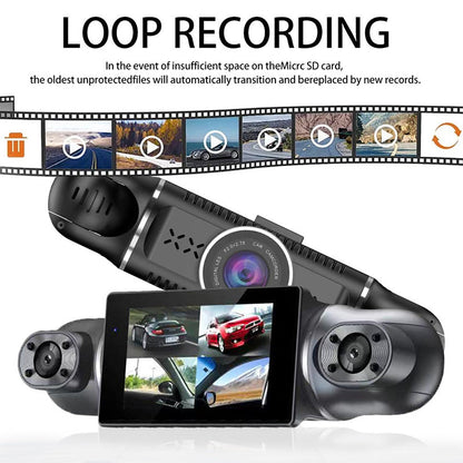 Driving Security  4-Channel 1080P Car Recorder