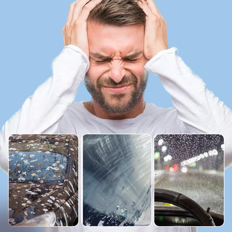 Nouvel An -50 % ! Achetez-en 2 et obtenez-en 1 gratuit. Nettoyant dégraissant et polissant pour vitres de voiture