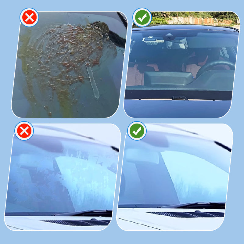 Nouvel An -50 % ! Achetez-en 2 et obtenez-en 1 gratuit. Nettoyant dégraissant et polissant pour vitres de voiture