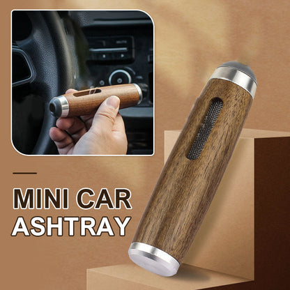 Porte-cigarette anti-suie en bois pour voiture