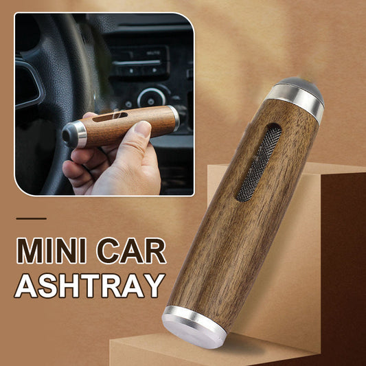 Porte-cigarette anti-suie en bois pour voiture