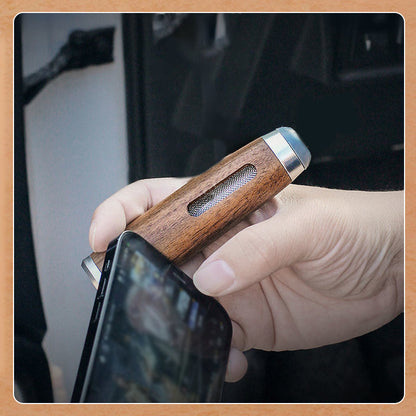 Porte-cigarette anti-suie en bois pour voiture