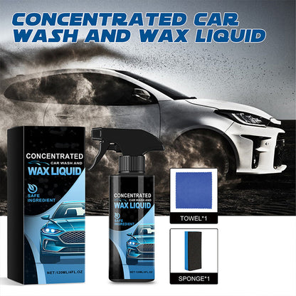 2025 New Arrival Gentle Effective Car Cleaning Spray with Sponge & Cloth